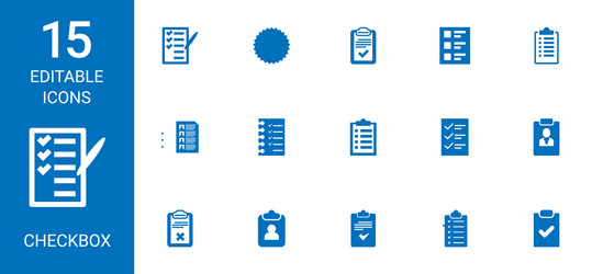 checkbox icons vector