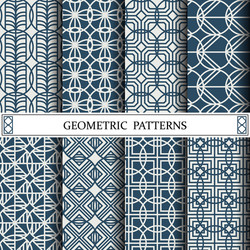 Circle geometric patternpattern fills web page vector