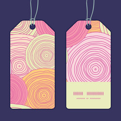 doodle circle texture vertical stripe frame vector image