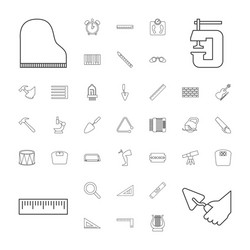 instrument icons vector