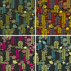 set of colorful seamless patterns with flowers vector image