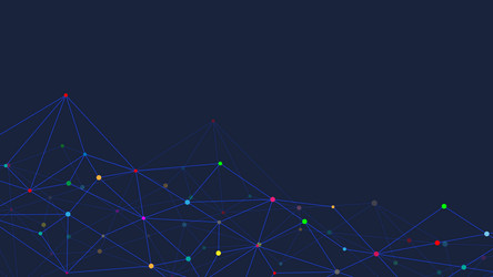 Abstract technology background with connecting vector