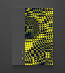 background with convex forms volumetric vector image