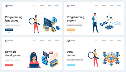 Programming & Software Development vector image