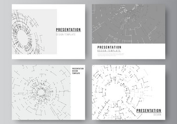 Abstract Network Layout vector image