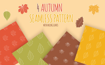 Abstract seamless pattern background with falling vector