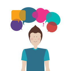 Think different design vector
