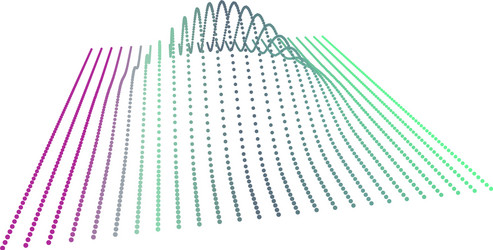 data slice in volume function point vector image