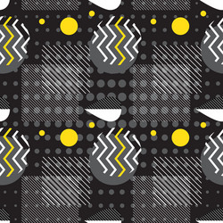 abstract geometric seamless pattern with simple vector image
