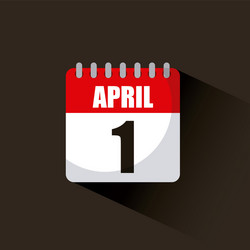 april fools day design vector