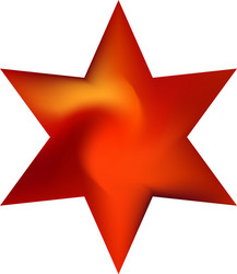 chromatic background in form a shape vector image