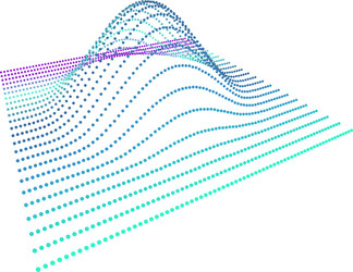 data slice in volume function point vector image