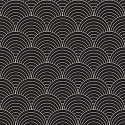 seamless rounded lines pattern abstract vector image