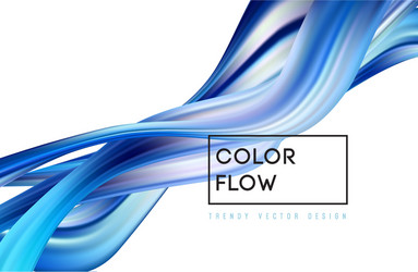 abstract colorful background color flow vector image