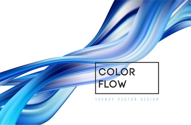 abstract colorful background color flow vector