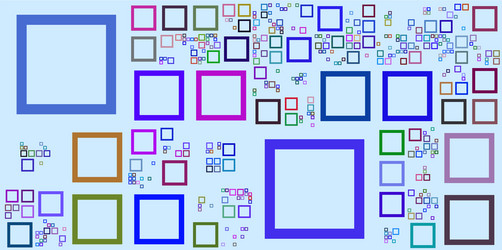 abstract background with squares big data concept vector