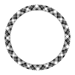 circle borders and frames round border pattern vector image