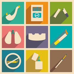 Flat with shadow concept and mobile application vector