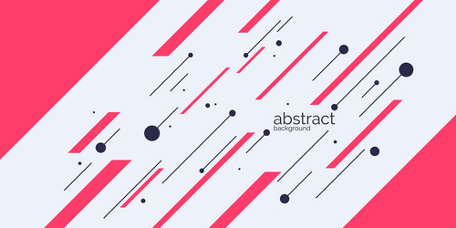 Abstract background with dynamic shapes vector