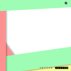 abstract design with a background of colorful vector image