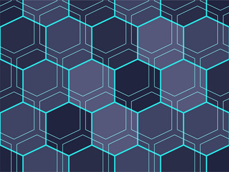 abstract geometric pattern with hexagons vector