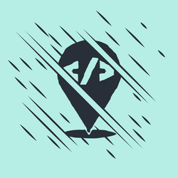 Black web design and front end development icon vector