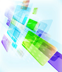 abstract blocks template design - falling down vector image