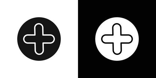 add icon flat fill set collection vector image