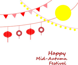 Chinese mid autumn festival vector