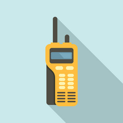 walkie talkie call icon flat style vector