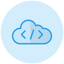 coding icon design vector image