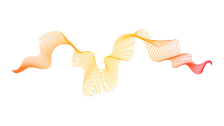 abstract backdrop with wave gradient lines vector image