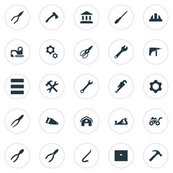 Set of simple architecture vector