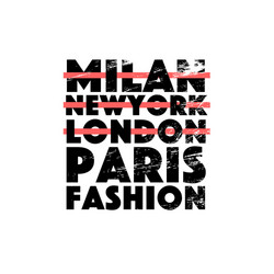 tee print design with slogan font vector image