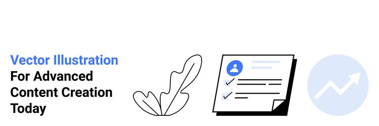 digital content creation with checklist analytics vector image