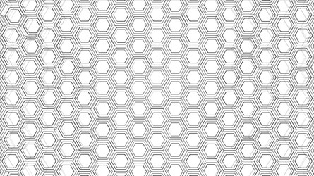 Abstract background hexagons outline vector