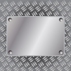 Metallic Grated Metal Background Vector Image