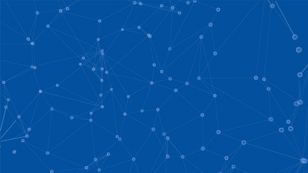 global network connections with points and lines vector image