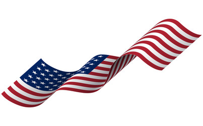 waving flag united states america Vector Image