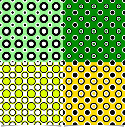 abstract seamless circle pattern background vector image