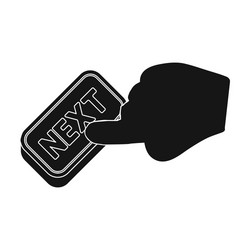 Click the button next e-commerce single icon vector