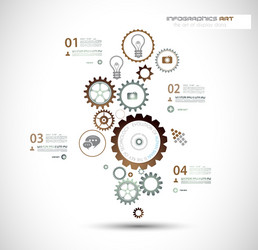 Modern Tech Background - Data & Innovation vector image