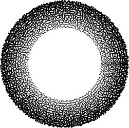 geometric circle squares rectangles angular vector image
