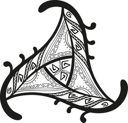 Triangular Ornamental Pattern vector