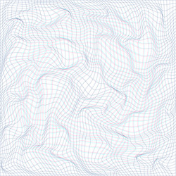 warped parametric net surface background vector image