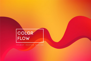 abstract colorful background color flow vector