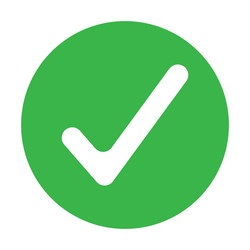 plain icon showing yes or no color vector image