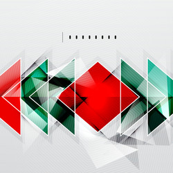 squares and shadows - tech abstract background vector image