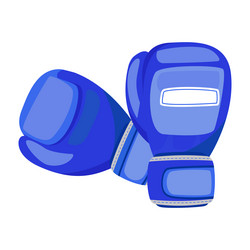 Boxing gloves semi flat color object vector