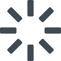 Lines loading circle flat style icon design vector